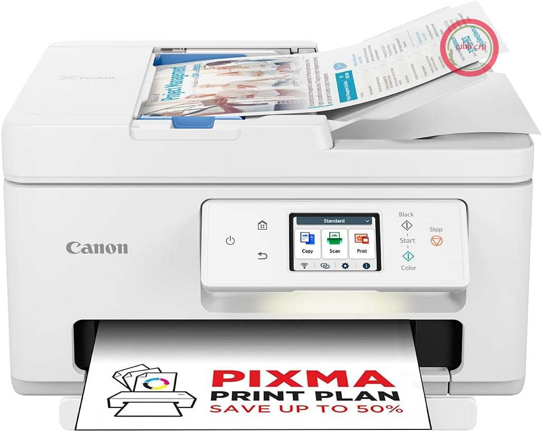 پرینتر چاپگر جوهر افشان چندکاره وای فای کانن ژاپن PIXMA TS7750i با قابلیت تغذیه خودکار مواد غذایی (ADF)