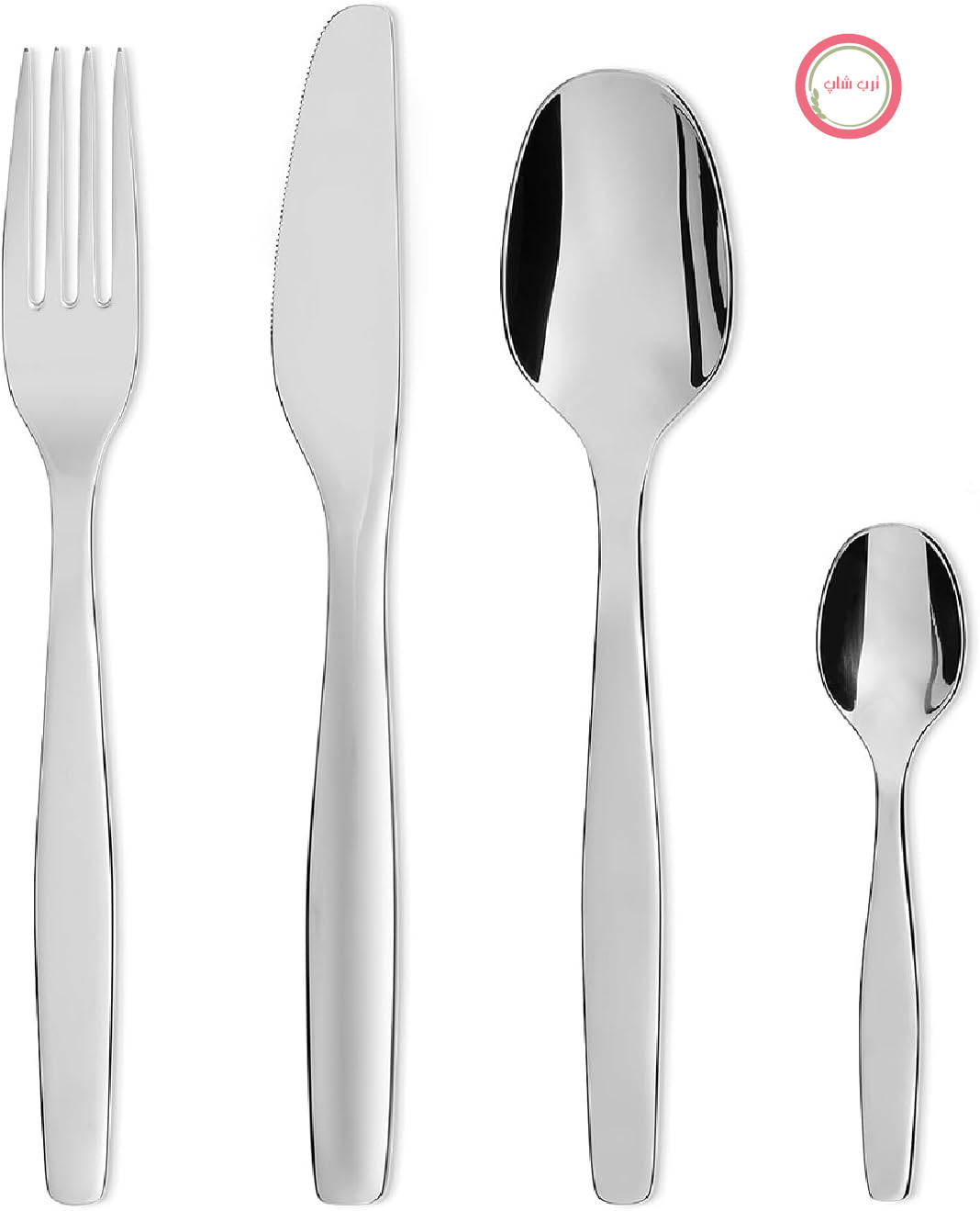 سرویس قاشق و چنگال السی ایتالیا ایتسومو، ۲۴ پارچه، استیل Alessi