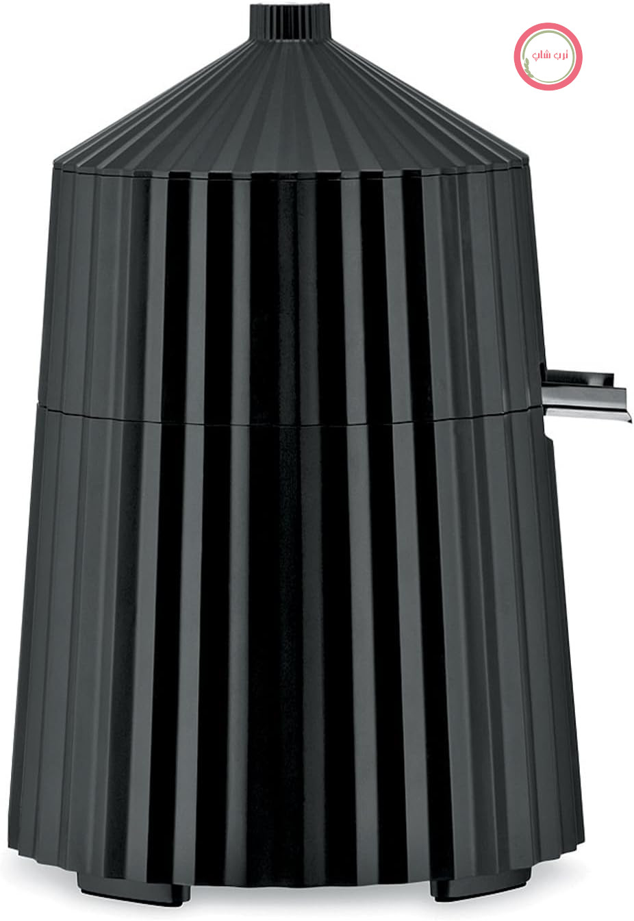 آبمیوه گیری مرکبات برقی Alessi Plissé MDL07 B - Design، ساخته شده از رزین ترموپلاستیک، دوشاخه اروپایی، 80 وات، مشکی