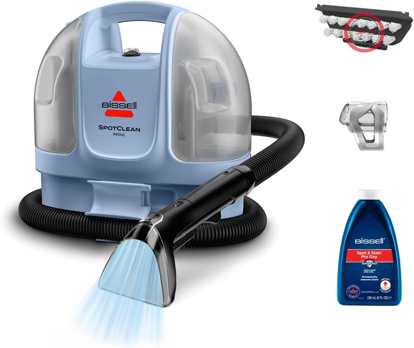 فرش و مبل شوی بیسل آمریکا BISSELL SpotClean با سیم 4103N | پاک‌کننده‌ی روکش مبلمان، ایده‌آل برای تمیز کردن سریع، جمع و جور و سبک، قابل حمل برای ماشین، قایق، مبل و موارد دیگر، آبی