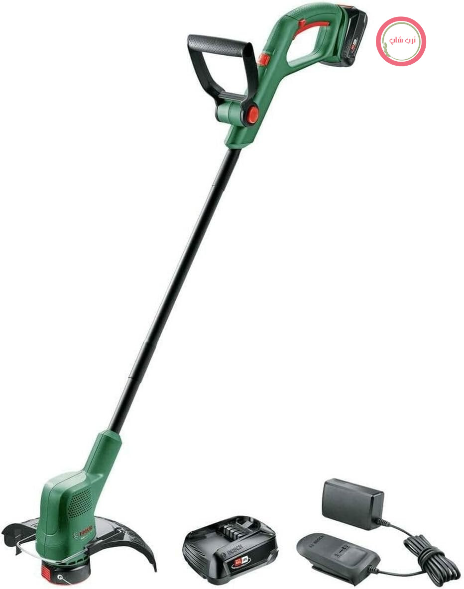 چمن زن شارژی بوش آلمان Bosch EasyGrassCut 18V - 260 (برای هرس چمن، سیستم 18 ولت، قطر دایره برش: 26