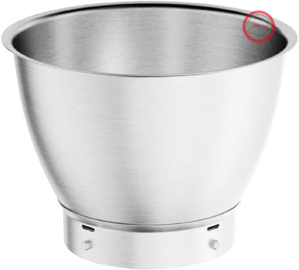 کاسه استیل ضد زنگ کنوود KAB50.000BS، لوازم جانبی برای غذاسازهای Titanium Chef Baker و Titanium Chef Patissier XL، کاسه مخلوط کن با ظرفیت 5 لیتر، قابل شستشو در ماشین ظرفشویی، استیل ضد زنگ