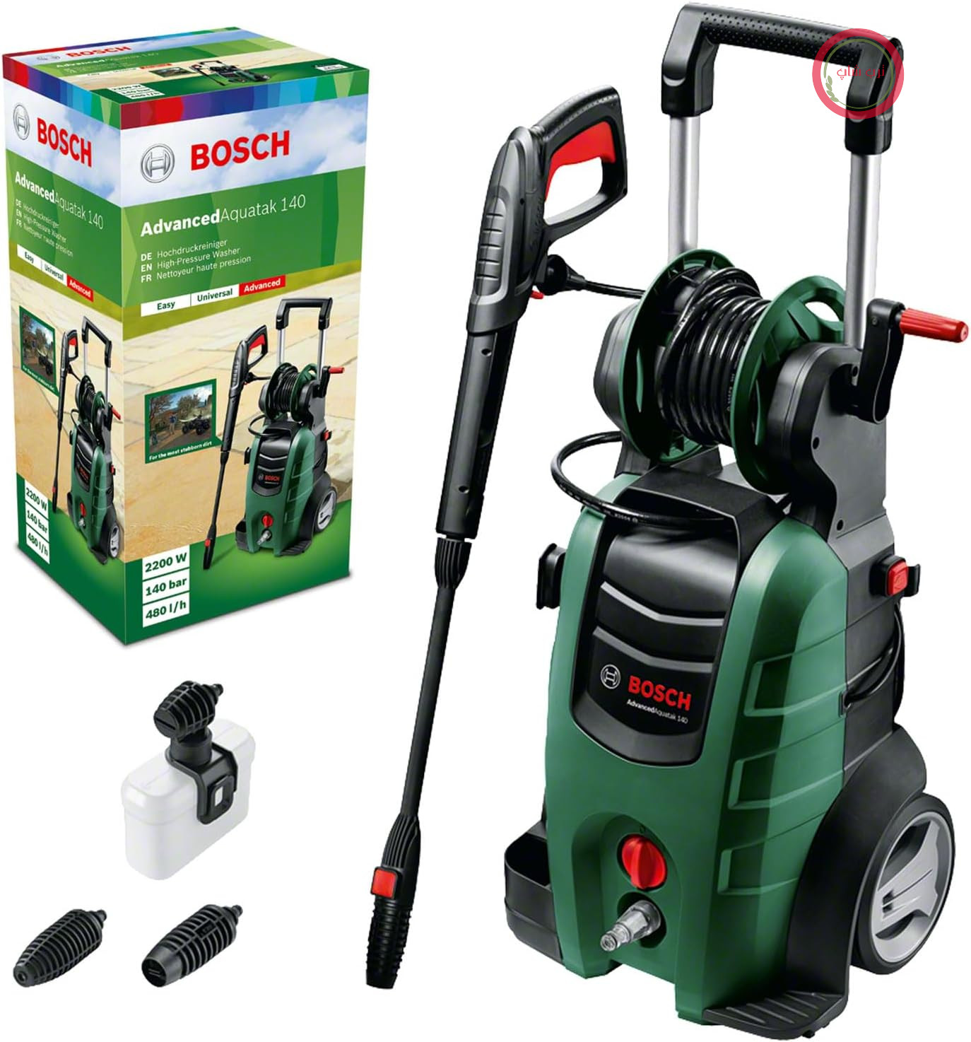 کارواش خانگی بوش آلمان Bosch برای خانه و باغ، Advancedaquatak 140 (2100 وات، در جعبه)