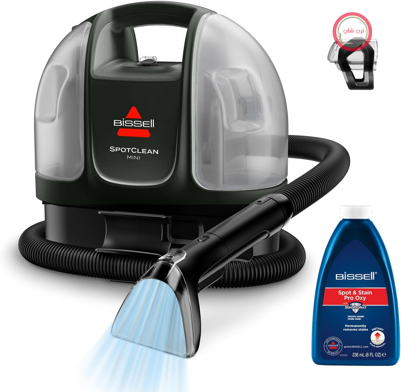 فرش و مبل شوی بیسل آمریکا BISSELL SpotClean با سیم ۴۱۴۹۱ | پاک‌کننده‌ی مبلمان، ایده‌آل برای تمیز کردن سریع، جمع و جور و سبک، قابل حمل برای ماشین، قایق، مبل و موارد دیگر