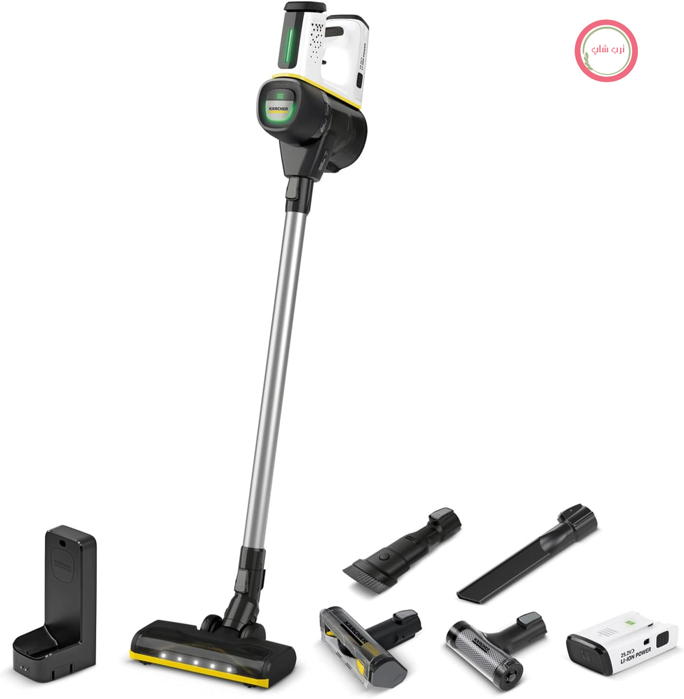 جارو شارژی کرشر آلمان Kärcher VC 7 Signature Line، باتری 25.2 ولت، 60 دقیقه کارکرد