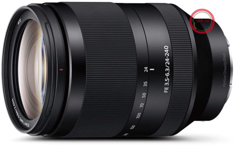 لنز زوم سونی FE 24–240mm F3.5–6.3 OSS (فول فریم، از زاویه دید عریض تا تله فوتو، پایه E، لرزشگیر تصویر، ایده‌آل برای سفر و استفاده همه جانبه، سازگار با سری‌های سونی A7 و ZV-E1، سری A6000 و ZV-E10)