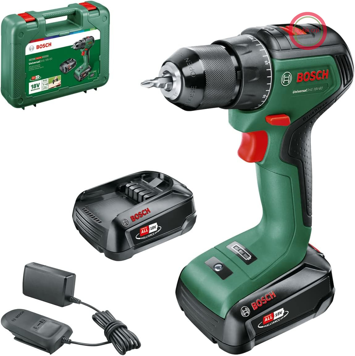 دریل پیچ گوشتی شارژی بوش آلمان Bosch مدل UniversalDrill 18V - 60