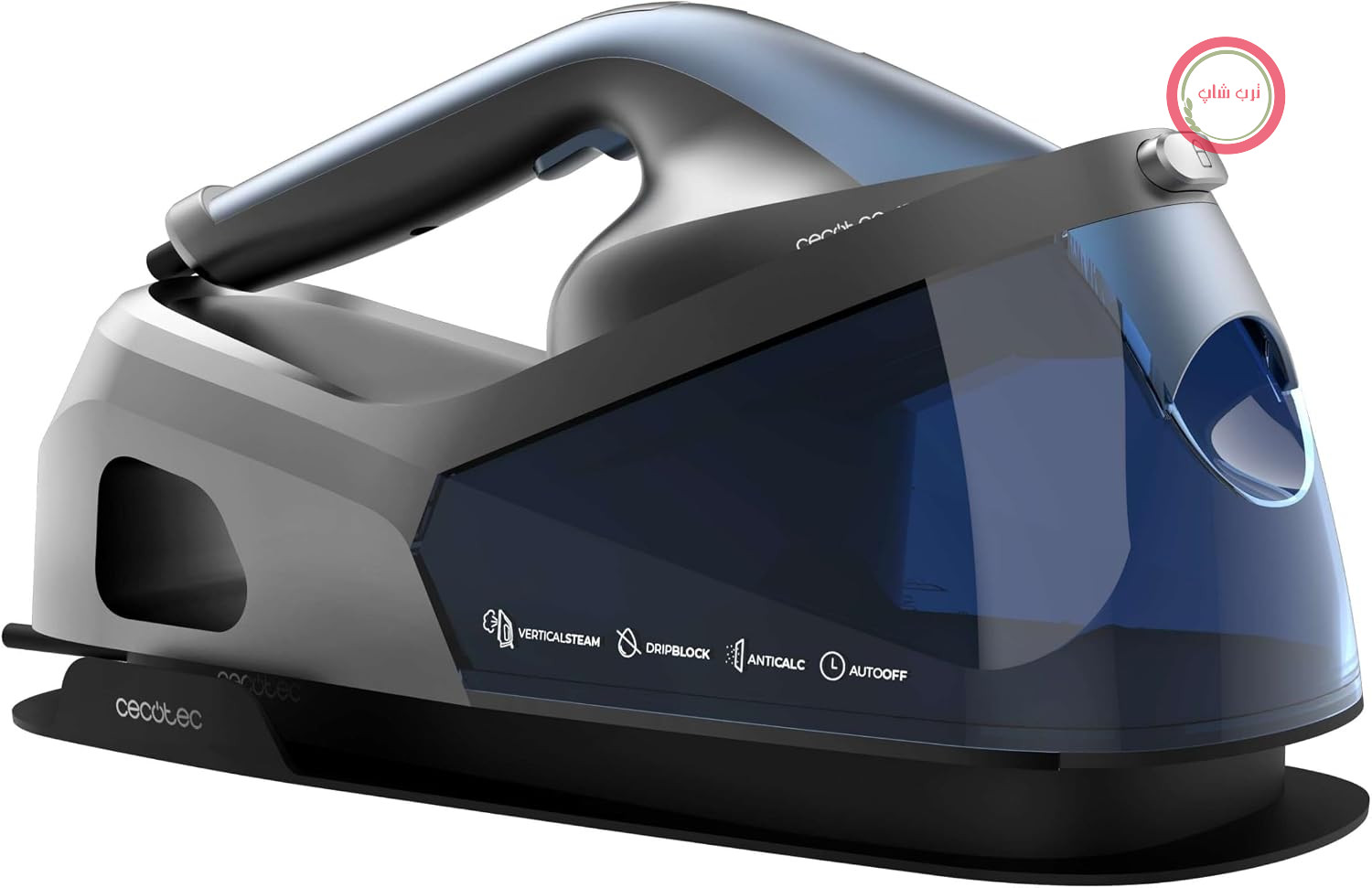 اتو بخار مخزن دار سکوتک اسپانیا Cecotec IronHero V - 2400 با توان 2400 وات، کفی سرامیکی توربو اسلاید