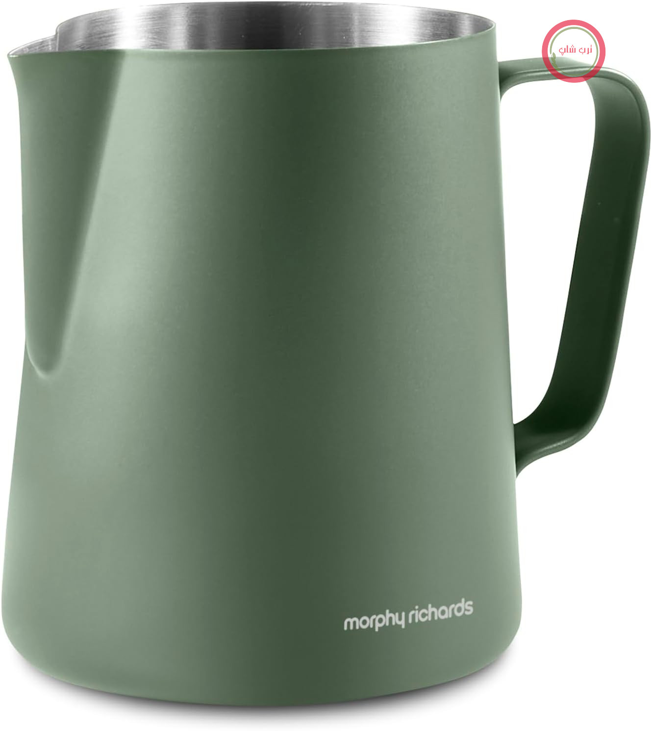 پارچ کف ساز شیر مورفی ریچاردز انگلستان Morphy Richards حجم ۴۰۰ میلی‌لیتر، سبز، کد ۸۵۸۵۰۱