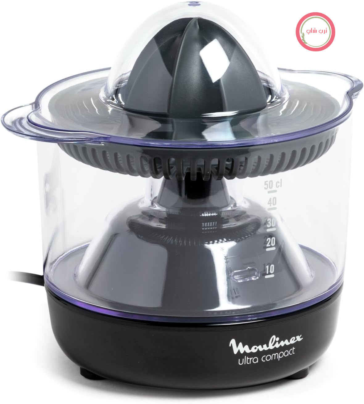 آب‌ مرکبات‌گیری مولینکس فرانسه Moulinex مدل Ultra Compact PC120870 – ظرفیت ۴۵۰ میلی‌لیتر، چرخش دوطرفه