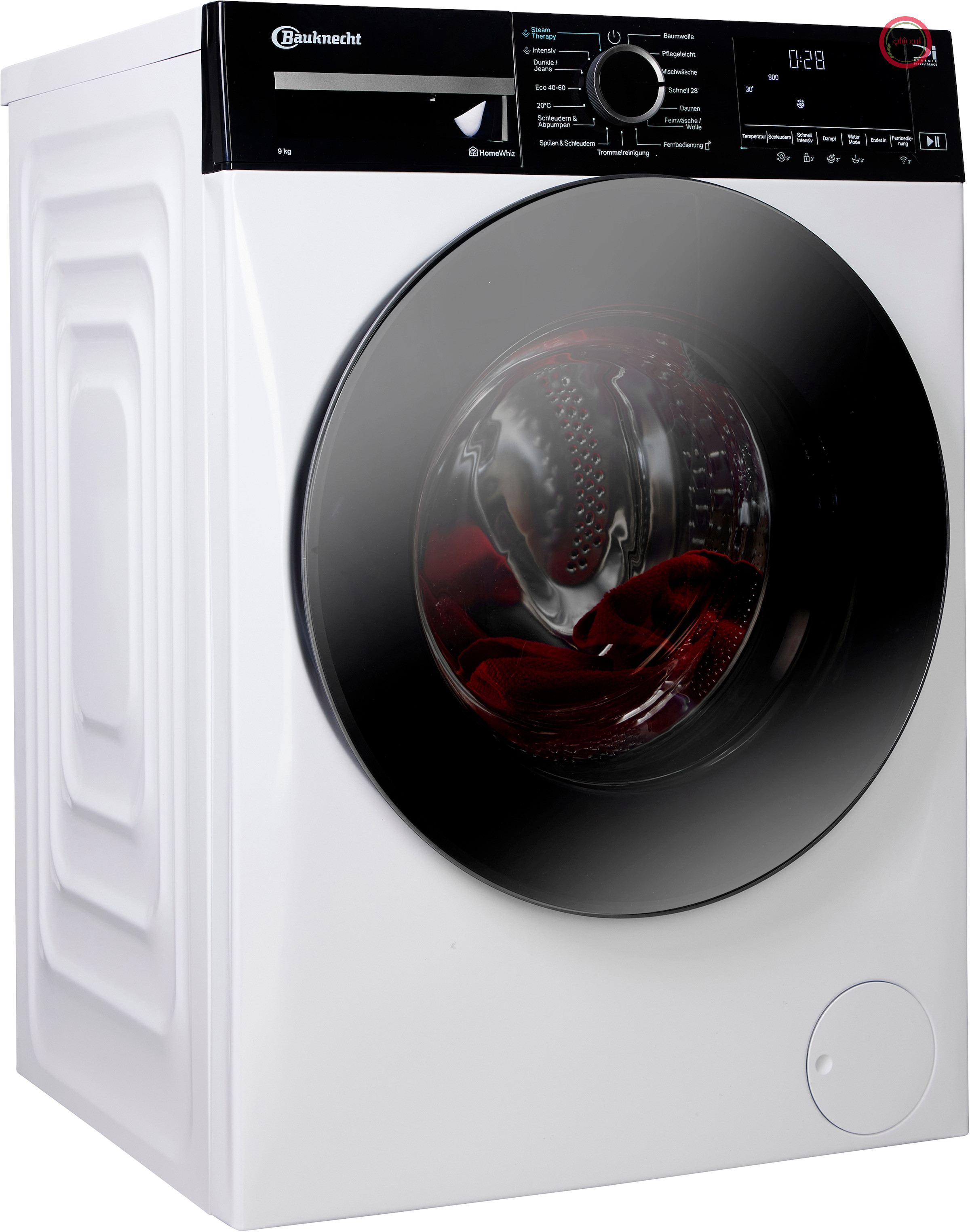 ماشین لباسشویی BAUKNECHT مدل B WM Smart Eco 9A، 9 کیلوگرم، 1400 دور در دقیقه، شستشوی تطبیقی - تنظیم هوشمند برنامه‌ها با نیازهای شما