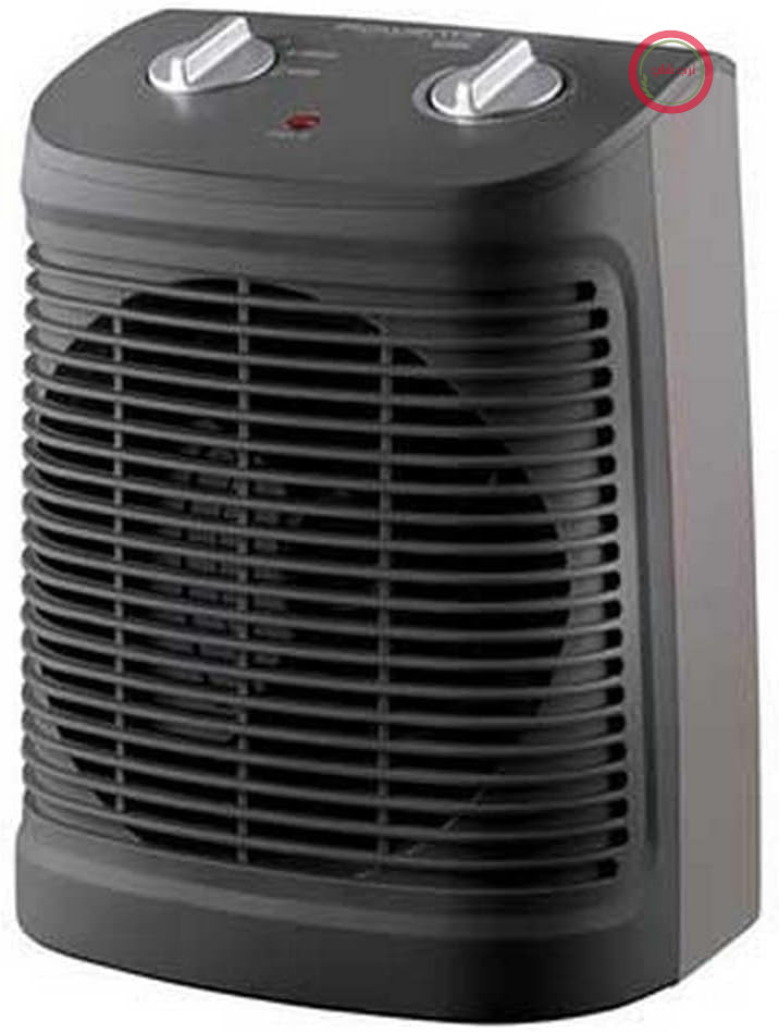 بخاری فن‌دار جمع‌وجور روونتا آلمان SO2320 Instant Comfort | 2000 وات | 2 سطح قدرت | گرمایش بی‌صدا | جمع‌وجور | حمل‌ونقل آسان | ایمنی خودکار | خاکستری