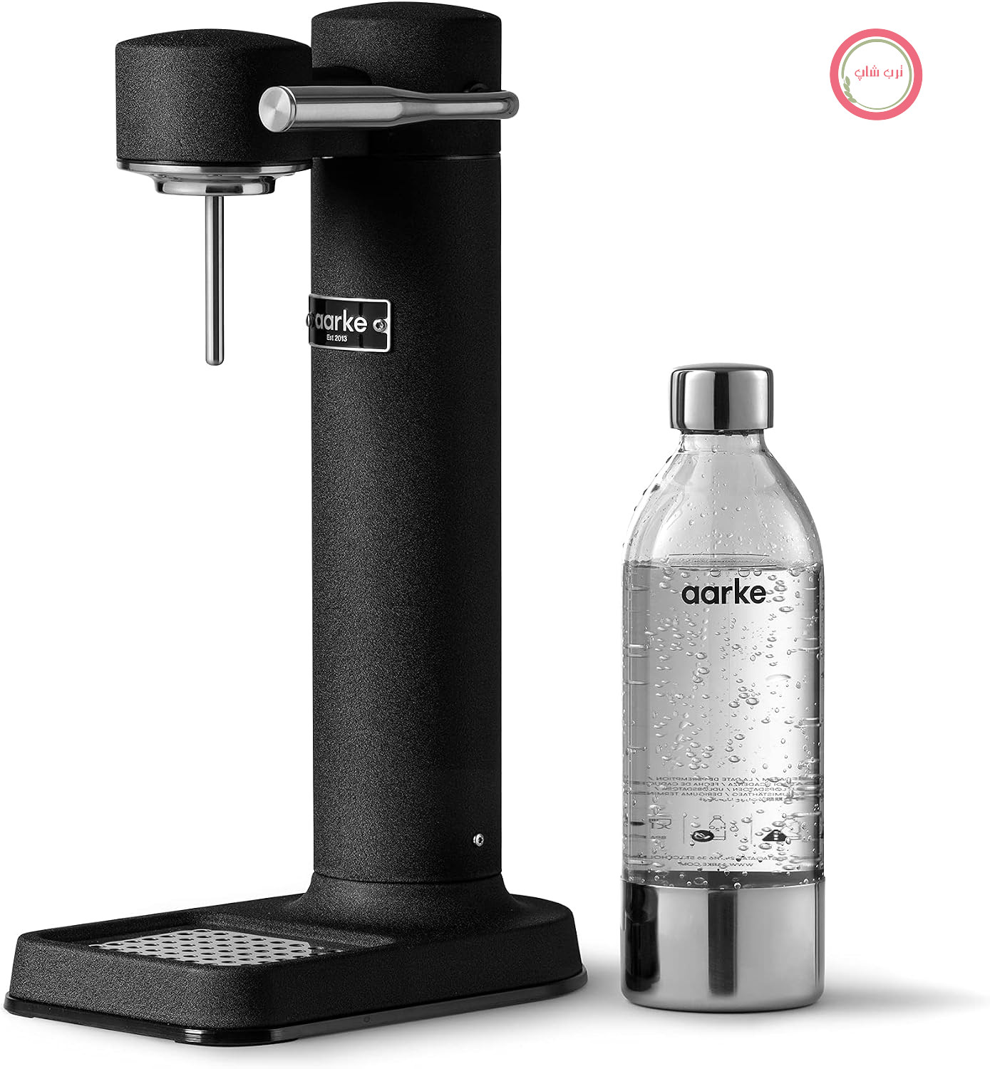 سودا ساز آرکه سوئد کربناتور آب استیل ضد زنگ Aarke Carbonator 3 به رنگ مشکی مات مدرن