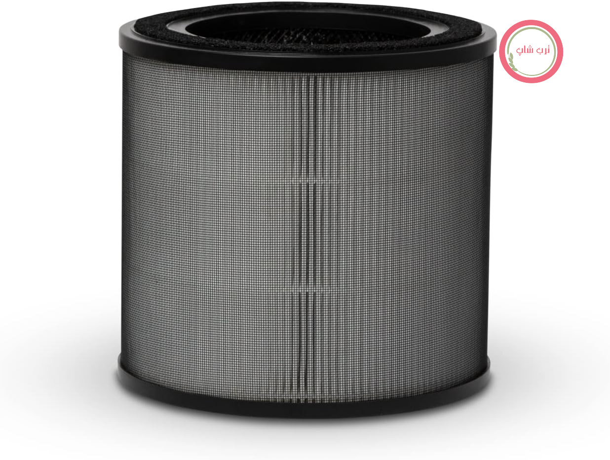 فیلتر ذرات AEG AFFCLN2 CLEAN/فیلتراسیون HEPA/هوای خالص و بدون آلاینده/لایه کربن فعال/محافظت در برابر باکتری و ویروس/عمر طولانی/مناسب برای PURE 5000 و AX3 / سفید-مشکی