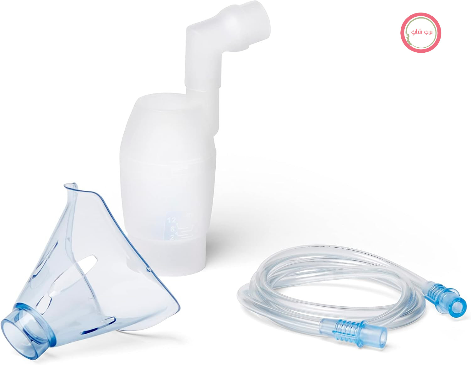 مجموعه لوازم جانبی جایگزین نبولایزر امرون ژاپن  OMRON NEB6020 برای دستگاه استنشاقی توتال C102 | لوازم جانبی جایگزین اصلی OMRON به همراه ماسک بزرگسال و لوله هوا برای دستگاه‌های استنشاقی توتال C102