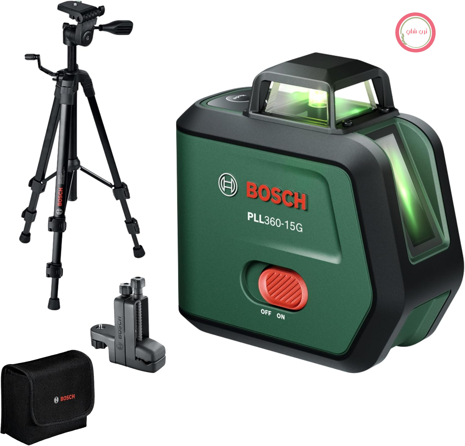 تراز لیزری خط‌کشی بوش آلمان Bosch مدل PLL360 - 15G در جعبه