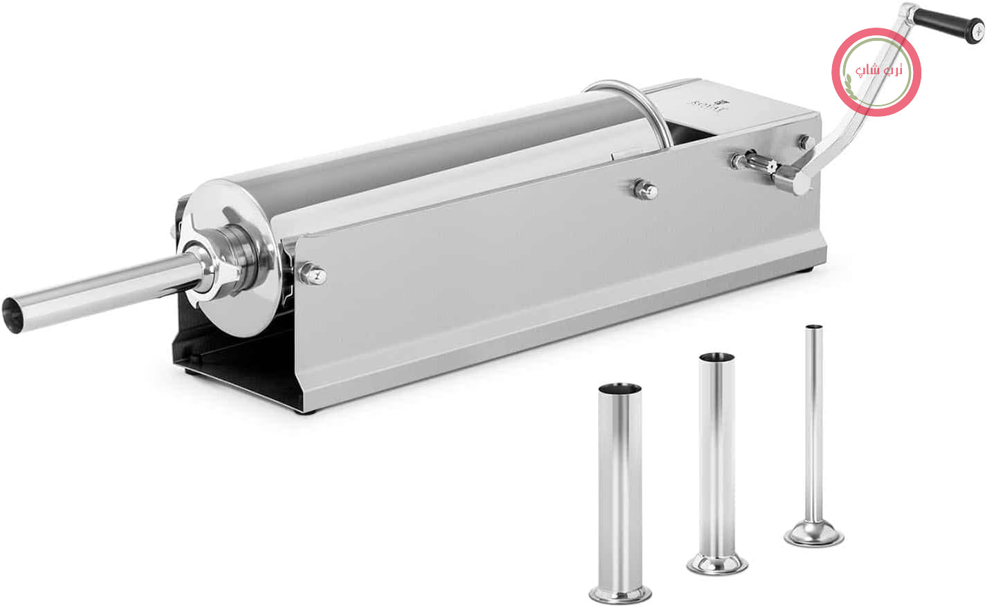دستگاه پرکن سوسیس افقی صنعتی رویال کترینگ آلمان Royal Catering RC-SFV7L، دستگاه پرکن سوسیس، سرنگ سوسیس، پرس سوسیس، استیل ضد زنگ، 7 لیتر