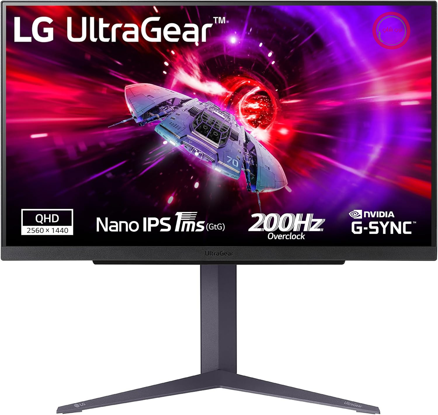 مانیتور بازی ال‌جی LG Ultragear™ 27GS85Q-B، 27 اینچ - پنل IPS، پشتیبانی از DCI-P3 98% (CIE1976)