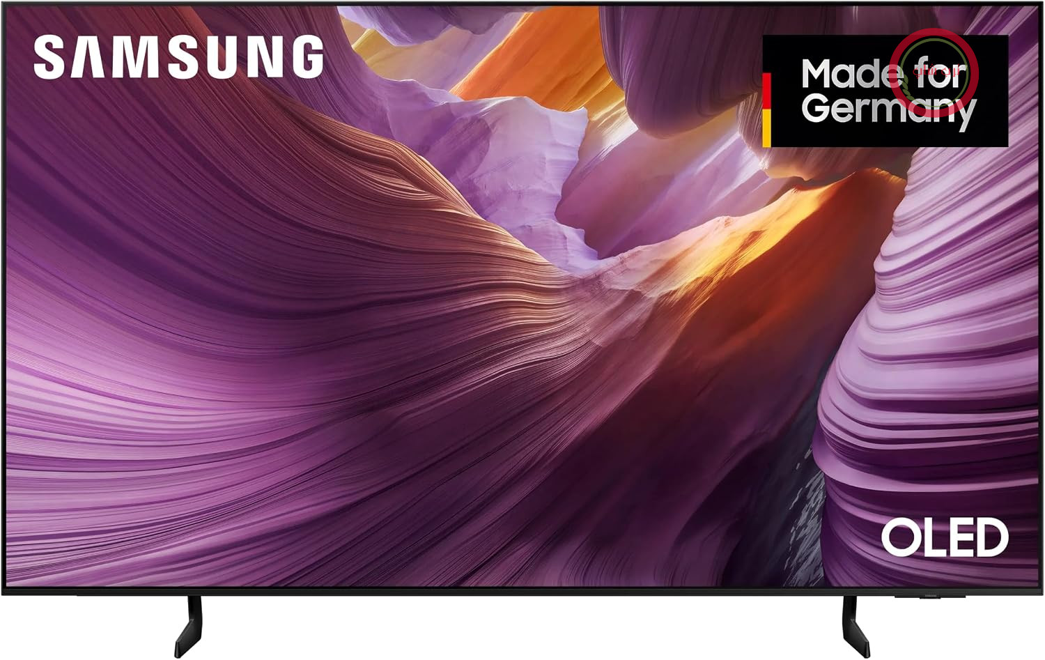 تلویزیون سامسونگ Samsung مدل OLED 4K S85F با اندازه ۵۵ اینچ (۱۳۸ سانتی‌متر) و کیفیت UHD، پردازنده NQ4 AI Gen2، قابلیت ارتقاء کیفیت تصویر به ۴K، OLED HDR، رنگ‌های تایید شده توسط Pantone، Dolby Atmos، Gaming Hub، Knox Security، تلویزیون هوشمند Samsung Vision AI