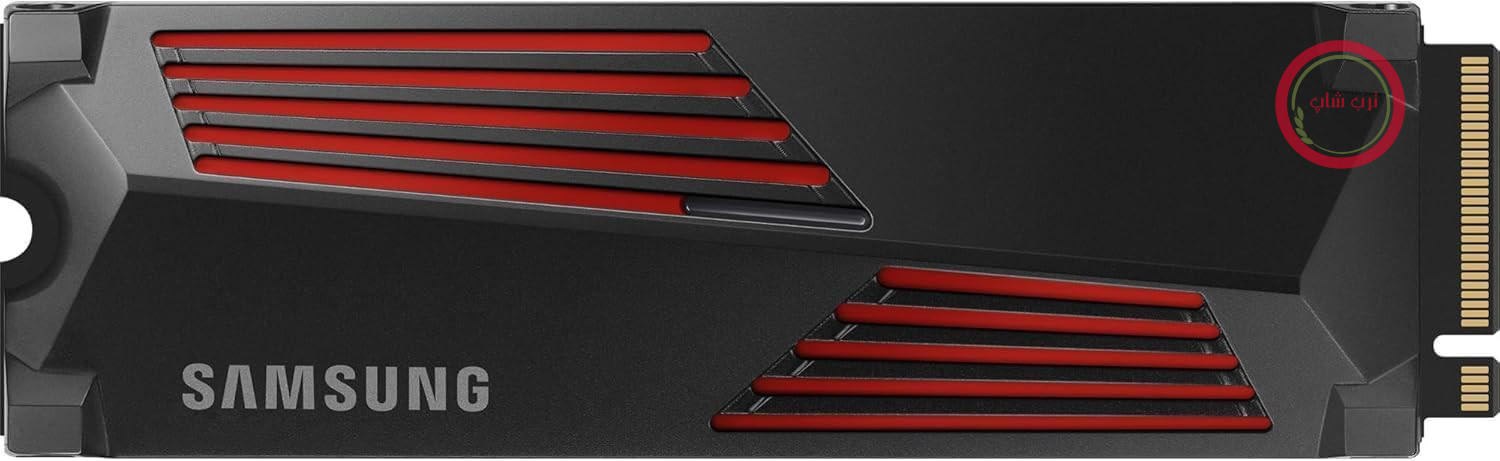 حافظه SSD سامسونگ 990 PRO NVMe M.2 با هیت سینک، 1 ترابایت، PCIe 4.0، سرعت خواندن 7450 مگابایت بر ثانیه، سرعت نوشتن 6900 مگابایت بر ثانیه، SSD داخلی برای بازی‌های کامپیوتری/کنسولی و ویرایش ویدیو، MZ-V9P1T0CW