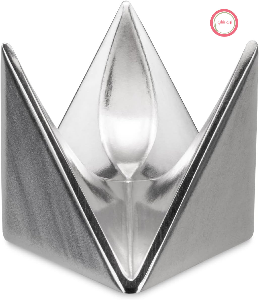 فنجان تخم مرغ دوتایی Alessi AGO01 Roost - آلومینیوم، 4.50 x 4.50 x 4.50 سانتی متر