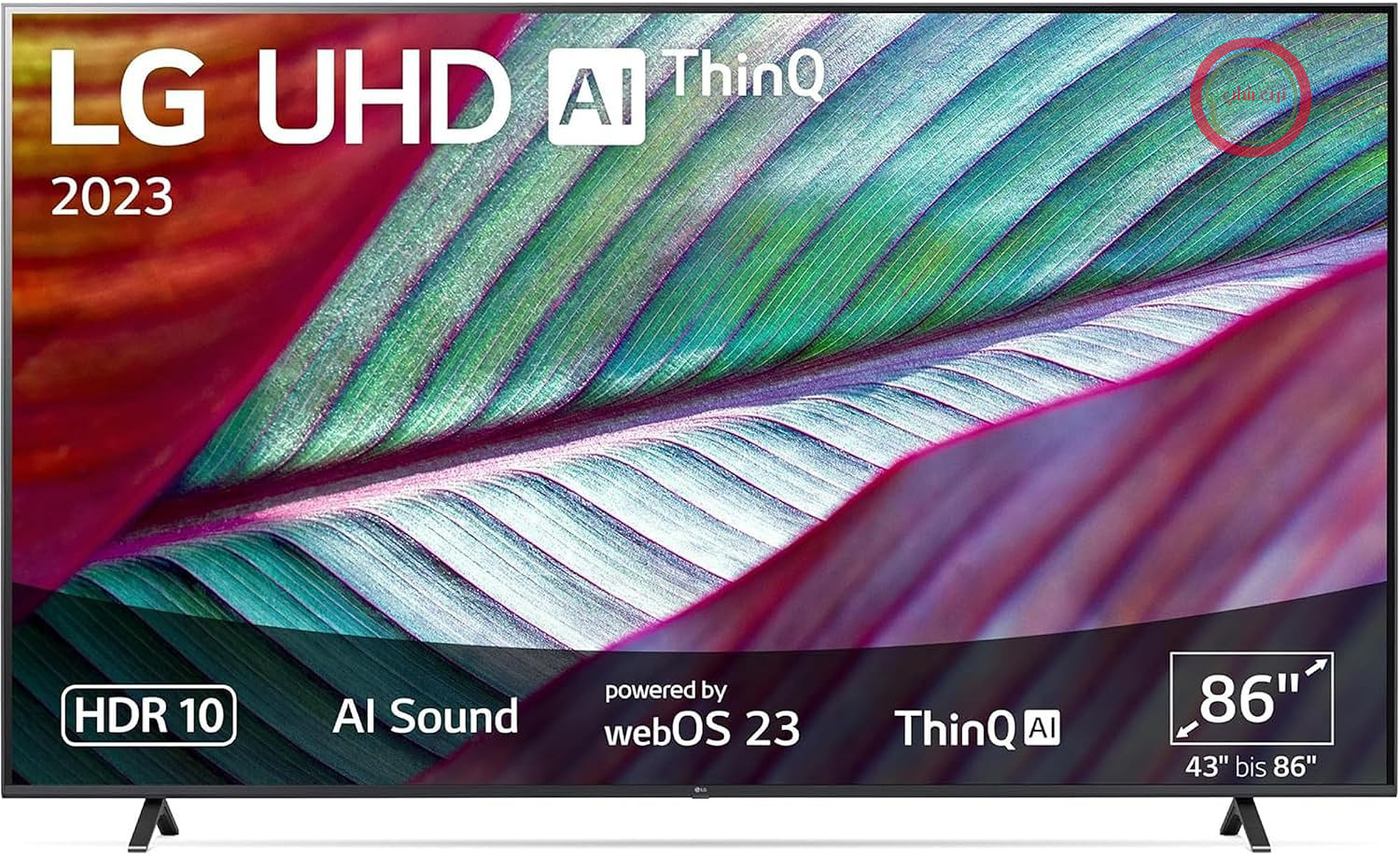 تلویزیون UHD ال‌جی مدل ۸۶UR78006LB با ابعاد ۲۱۸ سانتی‌متر (۸۶ اینچ) (HDR فعال، ۶۰ هرتز، تلویزیون هوشمند) [مدل
