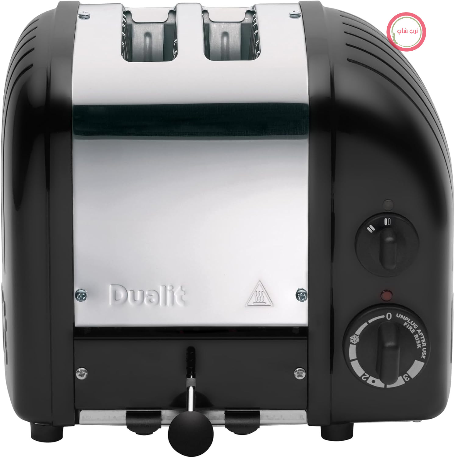 توستر دو اسلایس دوالیت انگلستان Dualit نیوجن پریمیوم دست‌ساز ساخت بریتانیا مشکی