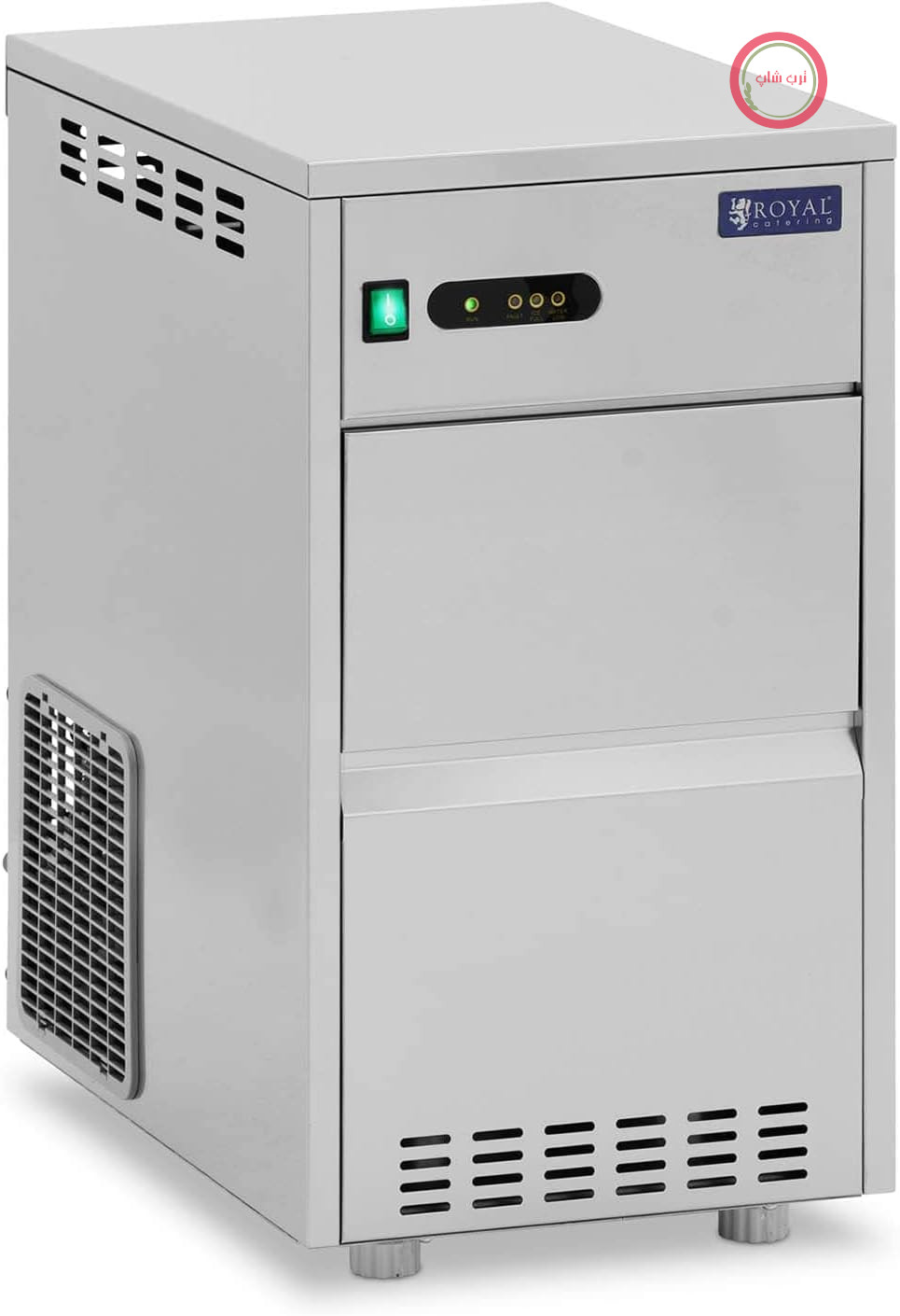 یخ‌ساز پولکی صنعتی رویال کترینگ آلمان Royal Catering RCIC-25SF 25 کیلوگرم / 24 ساعت R600a دستگاه یخ پولکی دستگاه یخ شکسته
