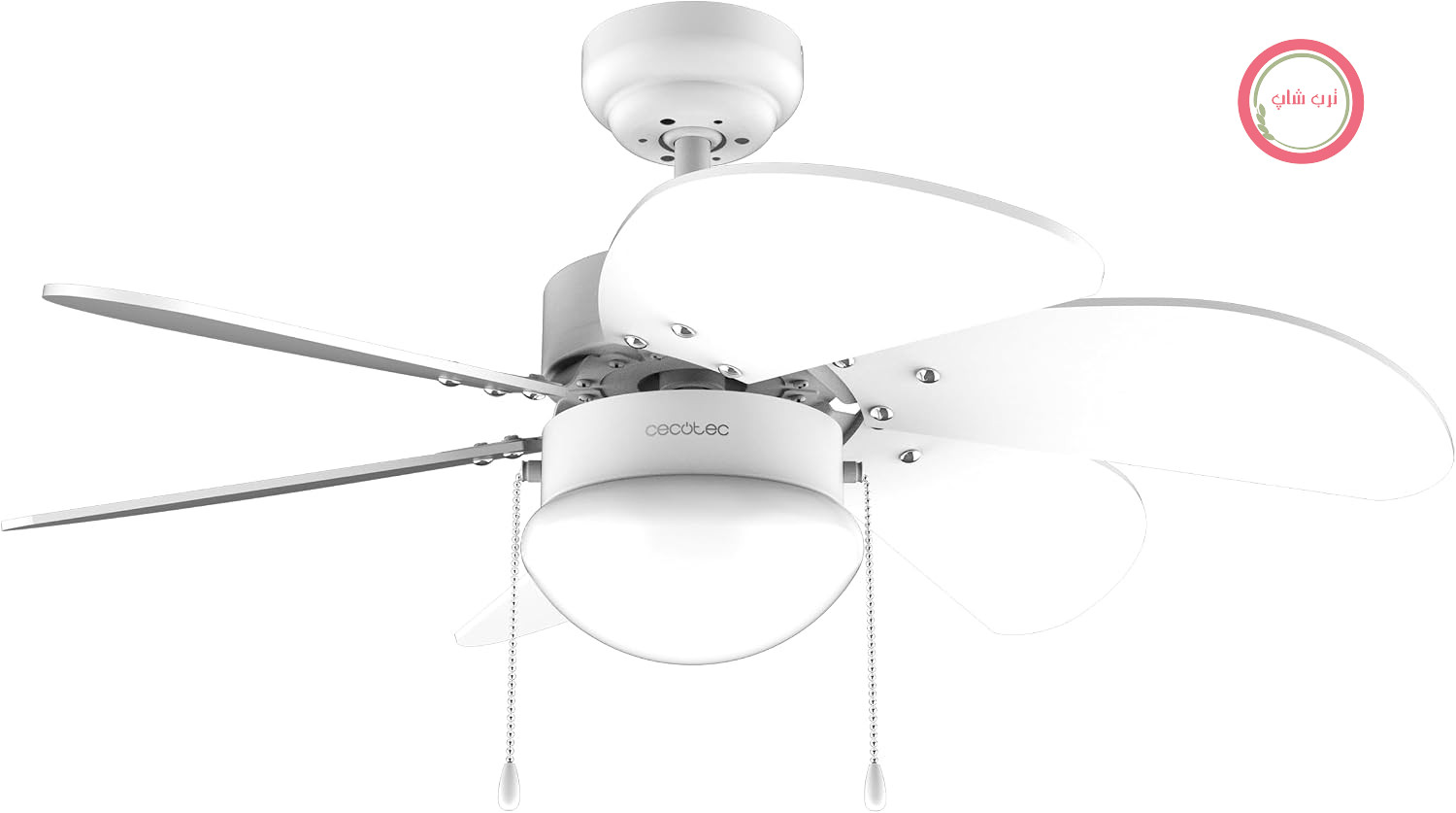 پنکه سقفی سکوتک اسپانیا Cecotec Aero 3600 | موتور مسی، ۳ سطح سرعت، قابلیت چرخش در جهت تابستانه و زمستانه،سفید
