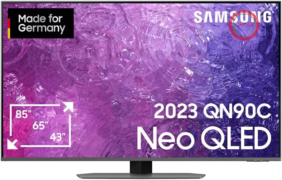 تلویزیون ۵۵ اینچ سامسونگ Neo QLED 4K QN90C (مدل GQ55QN90CATXZG، مدل آلمانی)، Neo Quantum HDR+، پردازنده کوانتومی عصبی ۴K، دالبی اتموس، تلویزیون هوشمند [۲۰۲۳]
