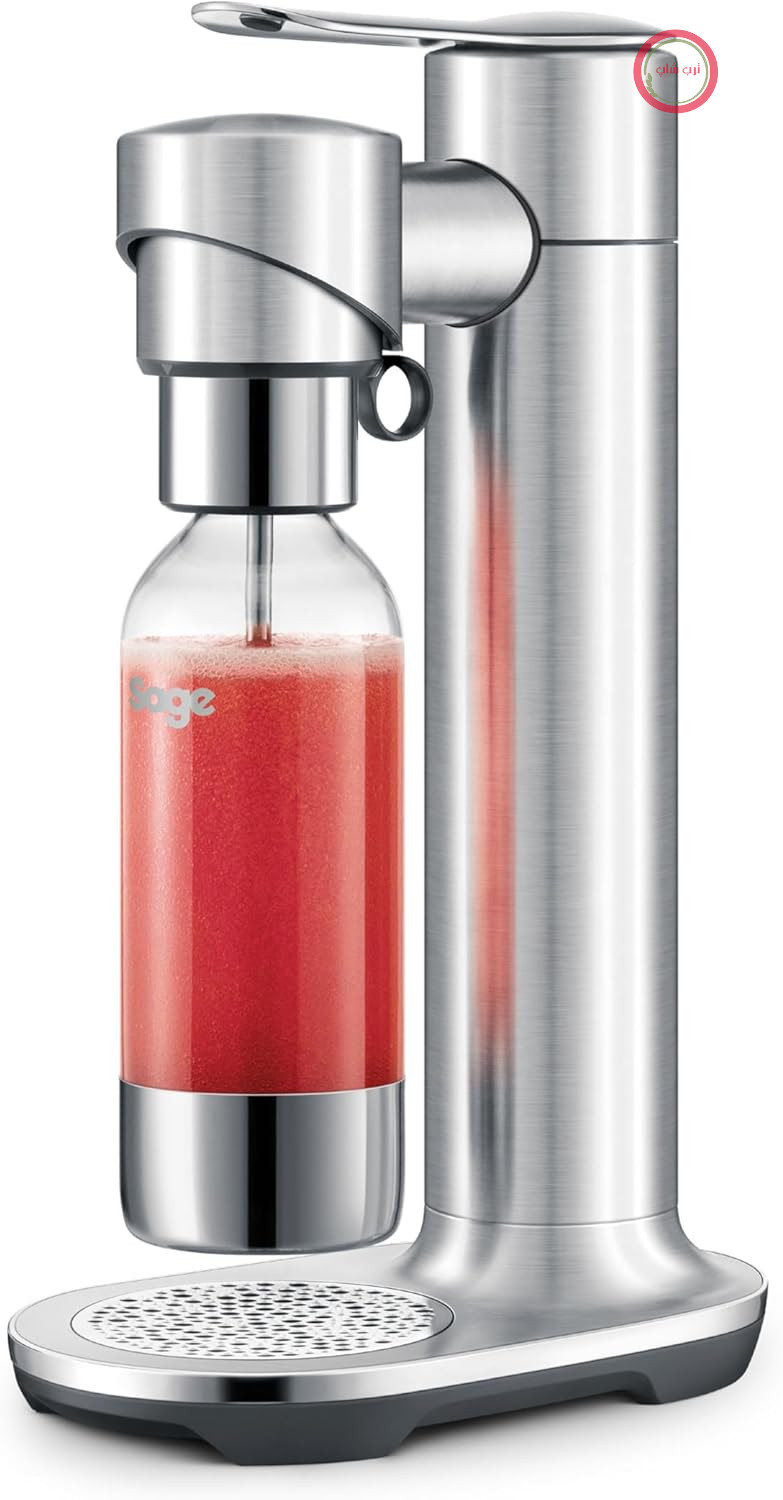 دستگاه جوش شیرین خانگی Sage مدل InFizz Fusion، استیل ضد زنگ برس خورده | دستگاه جوش شیرین خانگی، دستگاه آب گازدار، برای آب گازدار، آبمیوه، چای، کوکتل و تمام نوشیدنی‌های گازدار