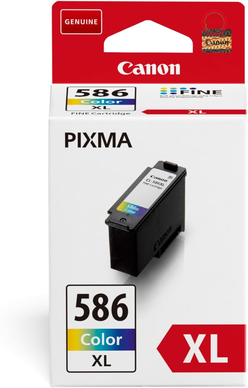کارتریج جوهر افشان کانن مدل CL-586XL اورجینال، رنگ XL