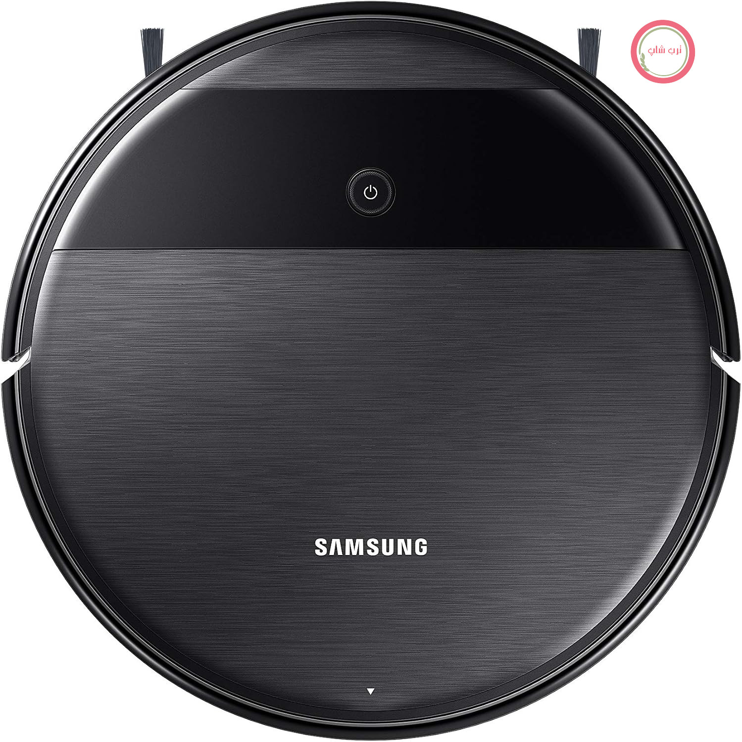 جارو رباتیک سامسونگ Samsung مدل VR05R5050WK/ET دو در یک، جاروبرقی و تی، موتور BLDC 5 وات، قابل برنامه ریزی از طریق وای فای، 34 × 8.5 × 34 سانتی متر، مشکی