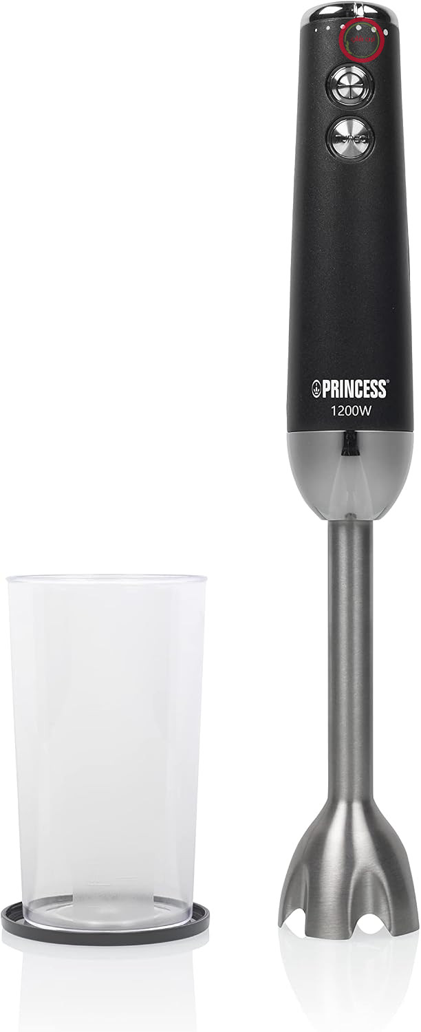 گوشت کوب برقی پرینسس هلند Princess تیغه های استیل ضد زنگ - سرعت قابل تنظیم و عملکرد توربو - پیمانه - 221229