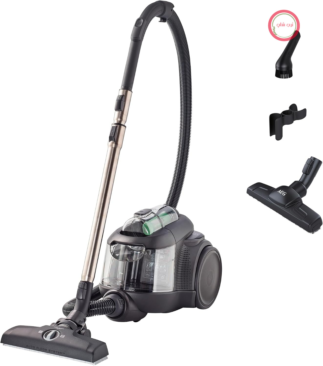 جاروبرقی بدون کیسه آاگ آلمان AEG CLEAN 6000 ÖKO مدل AL61C2ÖKO مشکی