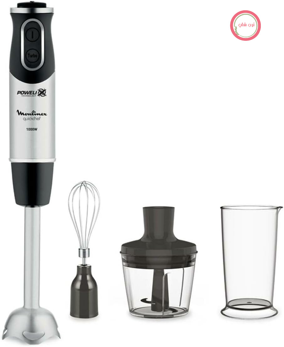گوشت‌کوب برقی مولینکس فرانسه Moulinex مدل DD6A5110 – قدرت ۱۰۰۰ وات، رنگ مشکی
