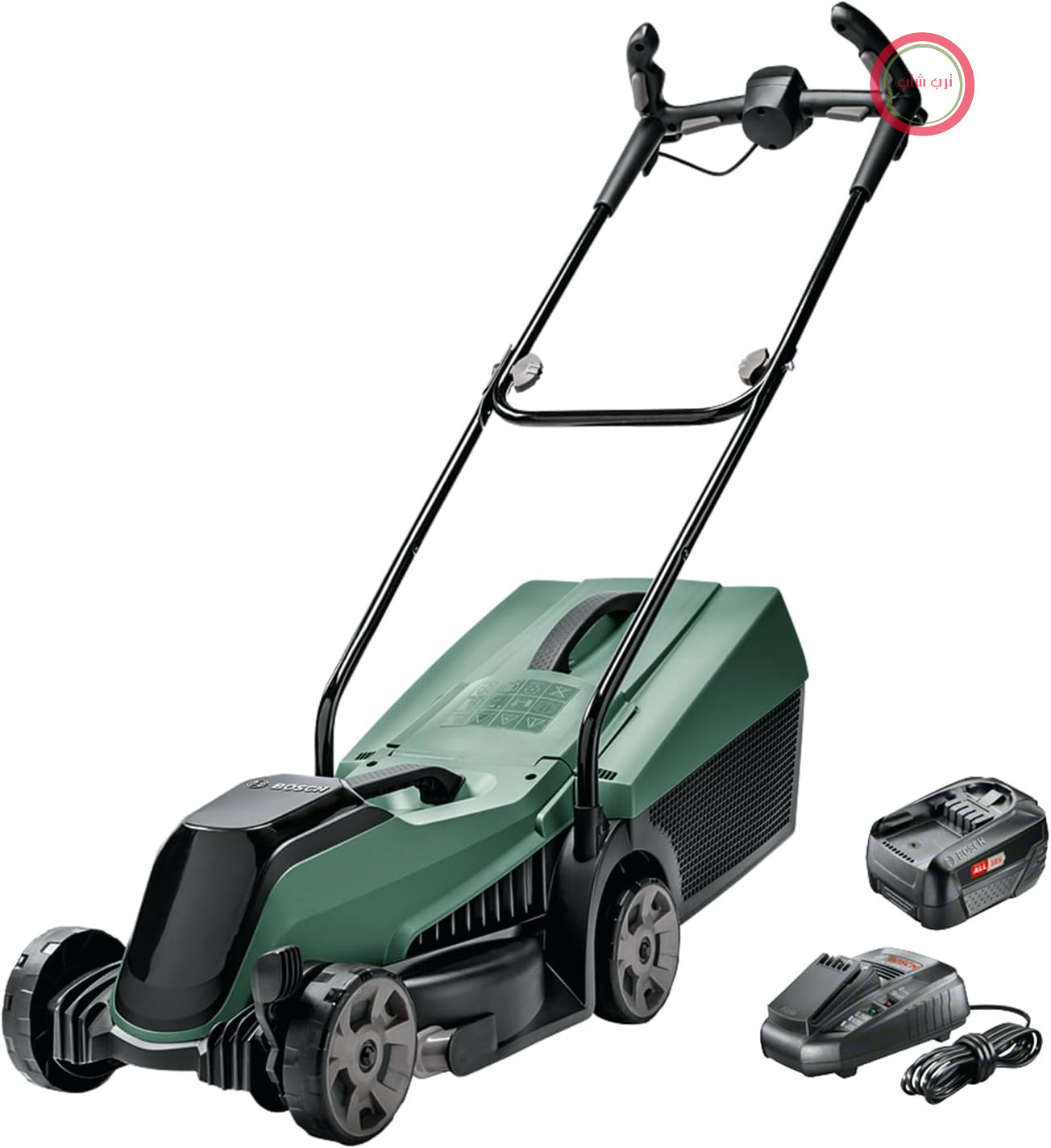 ماشین چمن‌زنی شارژی بوش آلمان Bosch Home and Garden CityMower 18 (18 ولت، 1 باتری 4.0 آمپر ساعت...