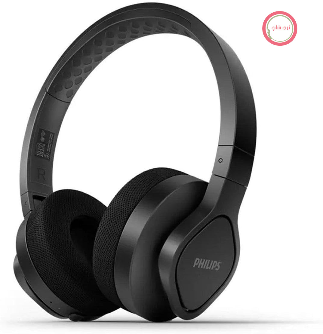 هدفون ورزشی بی‌سیم فیلیپس مدل A4216BK/00 (35 ساعت پخش، استاندارد IP55 برای محافظت در برابر گرد و غبار/آب، خنک‌کننده و قابل شستشو)، مشکی