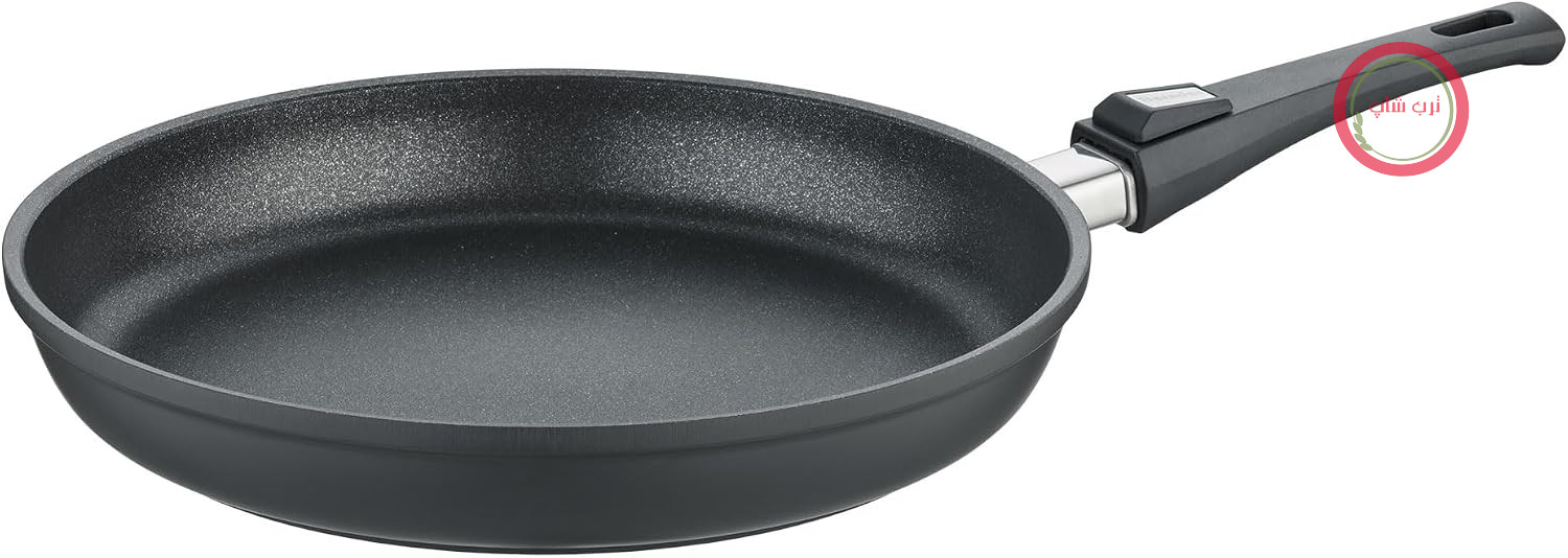 ماهیتابه Berndes Vario Click سایز 32 سانتی‌متر، سازگار با اجاق القایی، ماهیتابه با دسته جداشدنی، آلومینیوم ریخته‌گری مقاوم، روکش نچسب