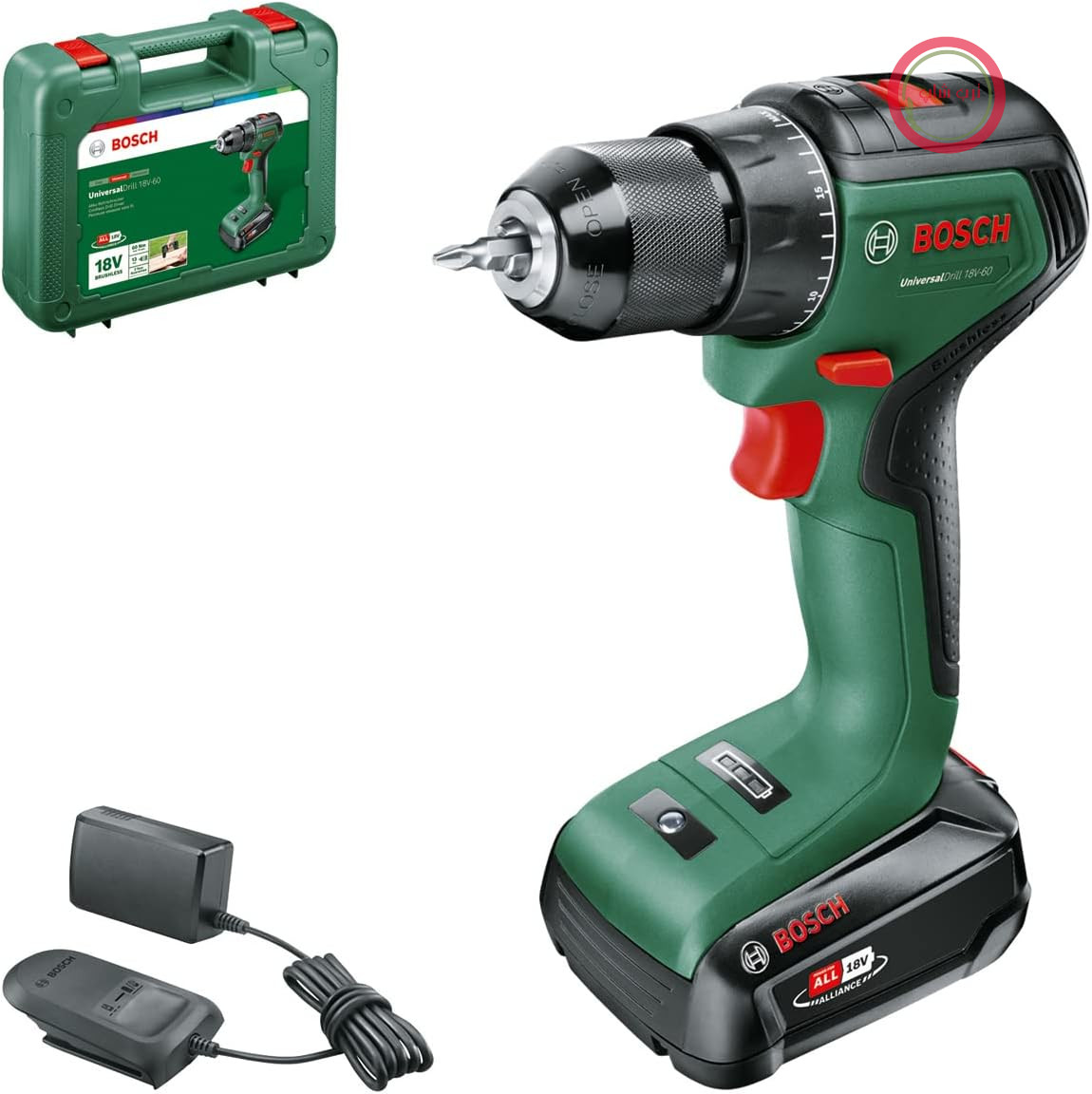 دریل پیچ گوشتی شارژی بوش آلمان Bosch مدل UniversalDrill 18V - 60