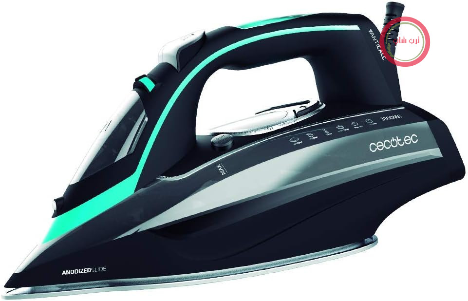 اتو بخار سکوتک اسپانیا Cecotec مدل 3D ForceAnodized 750 Smart توان 3100 وات، کفی آنودایز شده دوبل