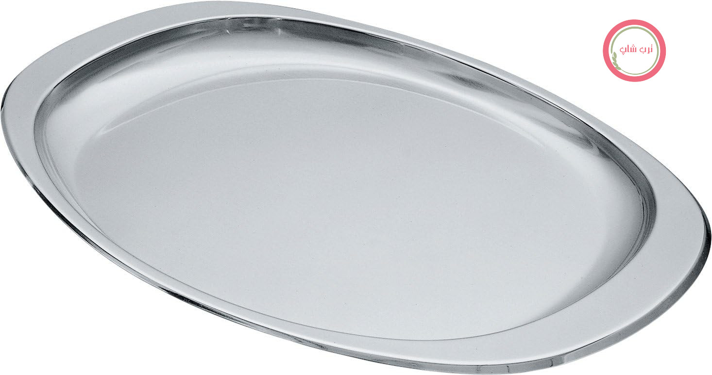 سینی Alessi 115/40 Avio - استیل ضد زنگ 18/10 مات با لبه صیقلی
