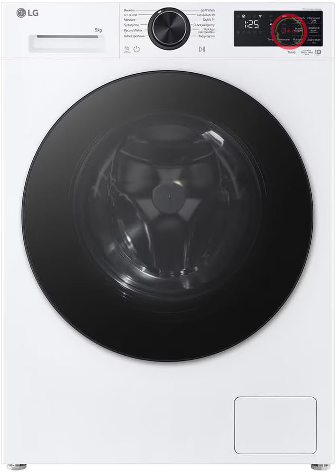 ماشین لباسشویی ال جی ۹ کیلوگرم ۱۲۰۰ دور در دقیقه سفید - F2X50S9TLB
