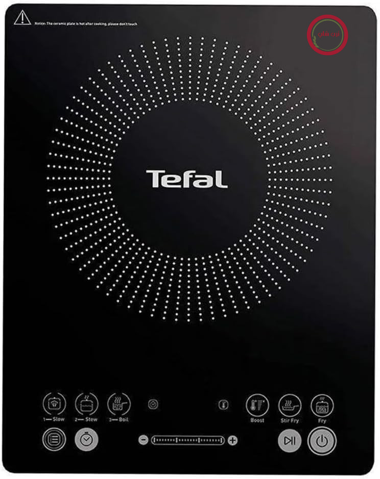 اجاق القایی باریک Tefal Everyday، ضخامت ۴۵ میلی‌متر، ۲۱۰۰ وات، قابل حمل، جمع و جور، ۶ برنامه، ۱ حالت دستی، صفحه لمسی، تمیز کردن آسان، IH210801