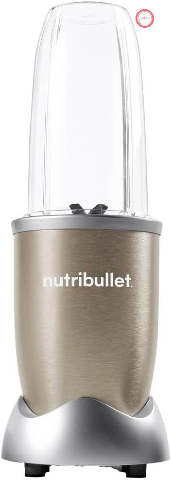 nutribullet Pro 900، همزن برقی، خردکن، مخلوط کن اسموتی، مخلوط کن چند منظوره، قدرت 900 وات، 2 فنجان 900 میلی لیتری، شامپاین، NB910CP، بسته با 7 لوازم جانبی