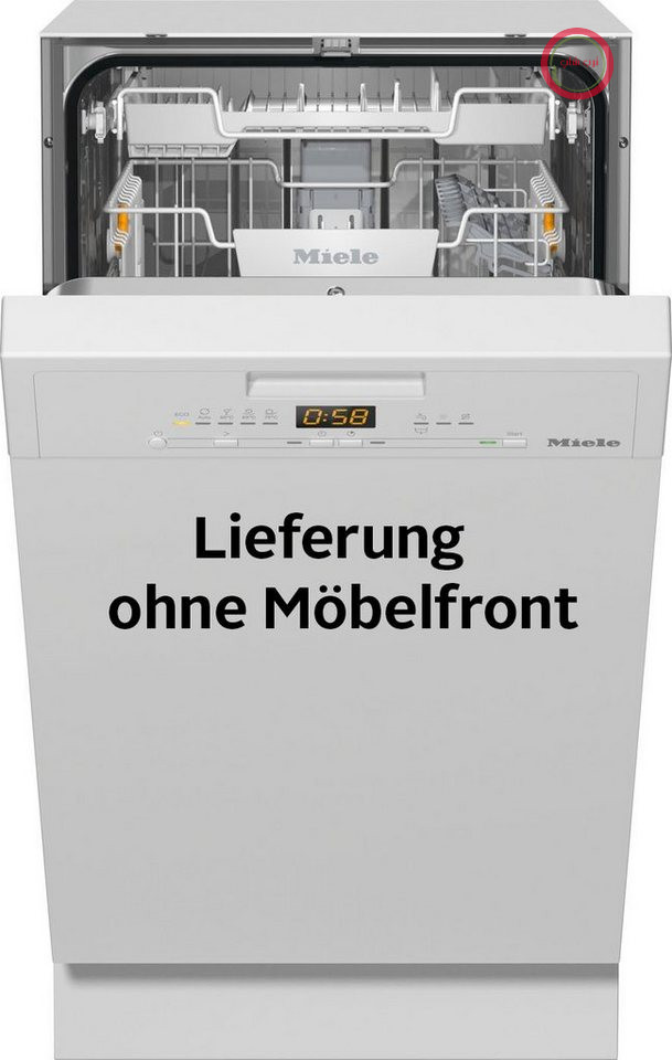 ماشین ظرفشویی نیمه یکپارچه Miele مدل G 5540 SCi SL Active، 9 نفره