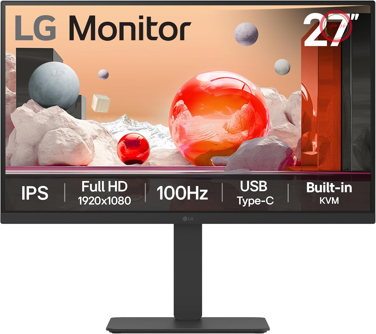 مانیتور ال‌جی ۲۷BA650 - FHD 1080p IPS، ۲۷ اینچ