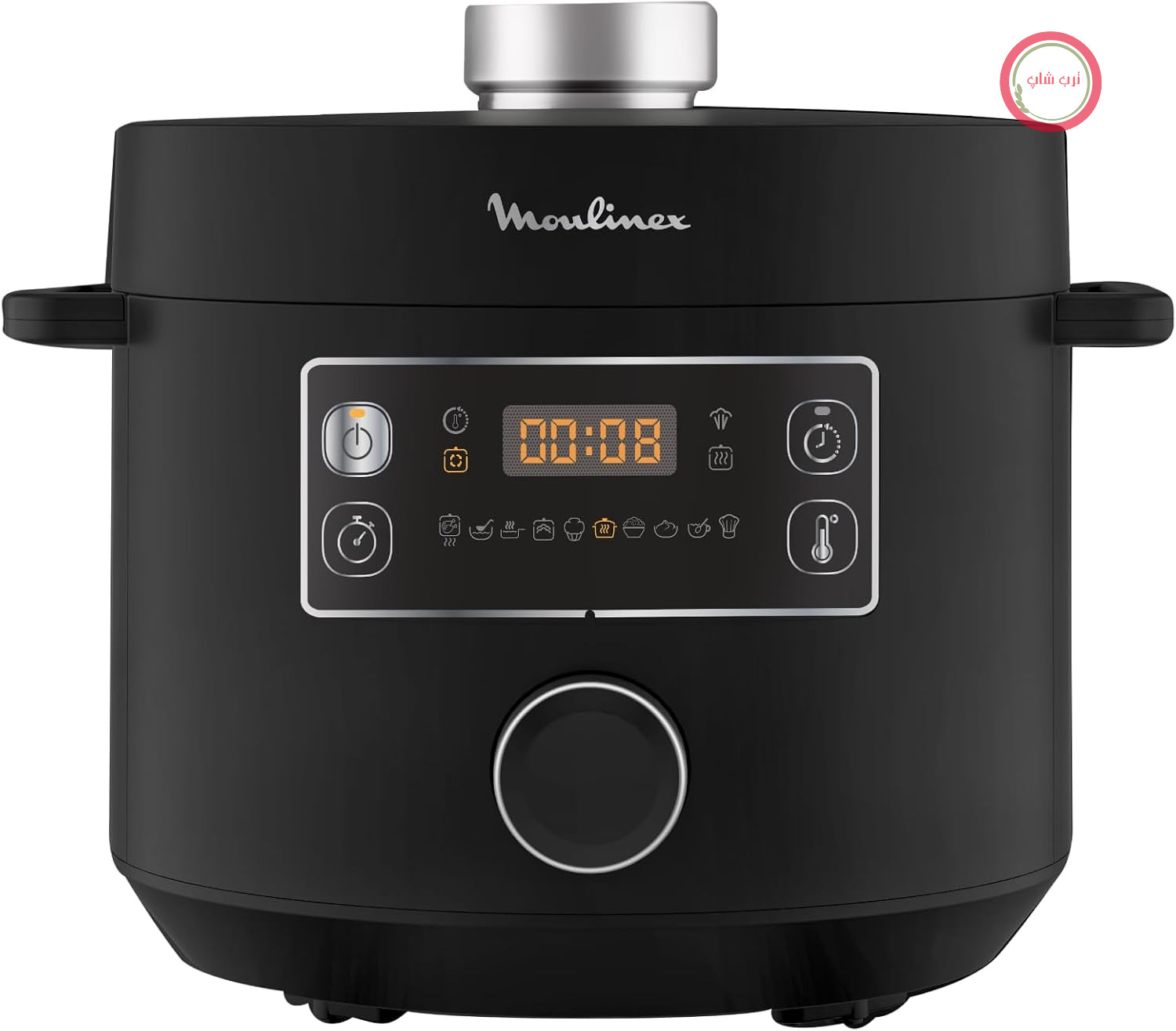 زودپز برقی Moulinex Epic Turbo Cuisine CE7548، 1090 وات، 10 برنامه اتوماتیک، سبد بخارپز، مشکی
