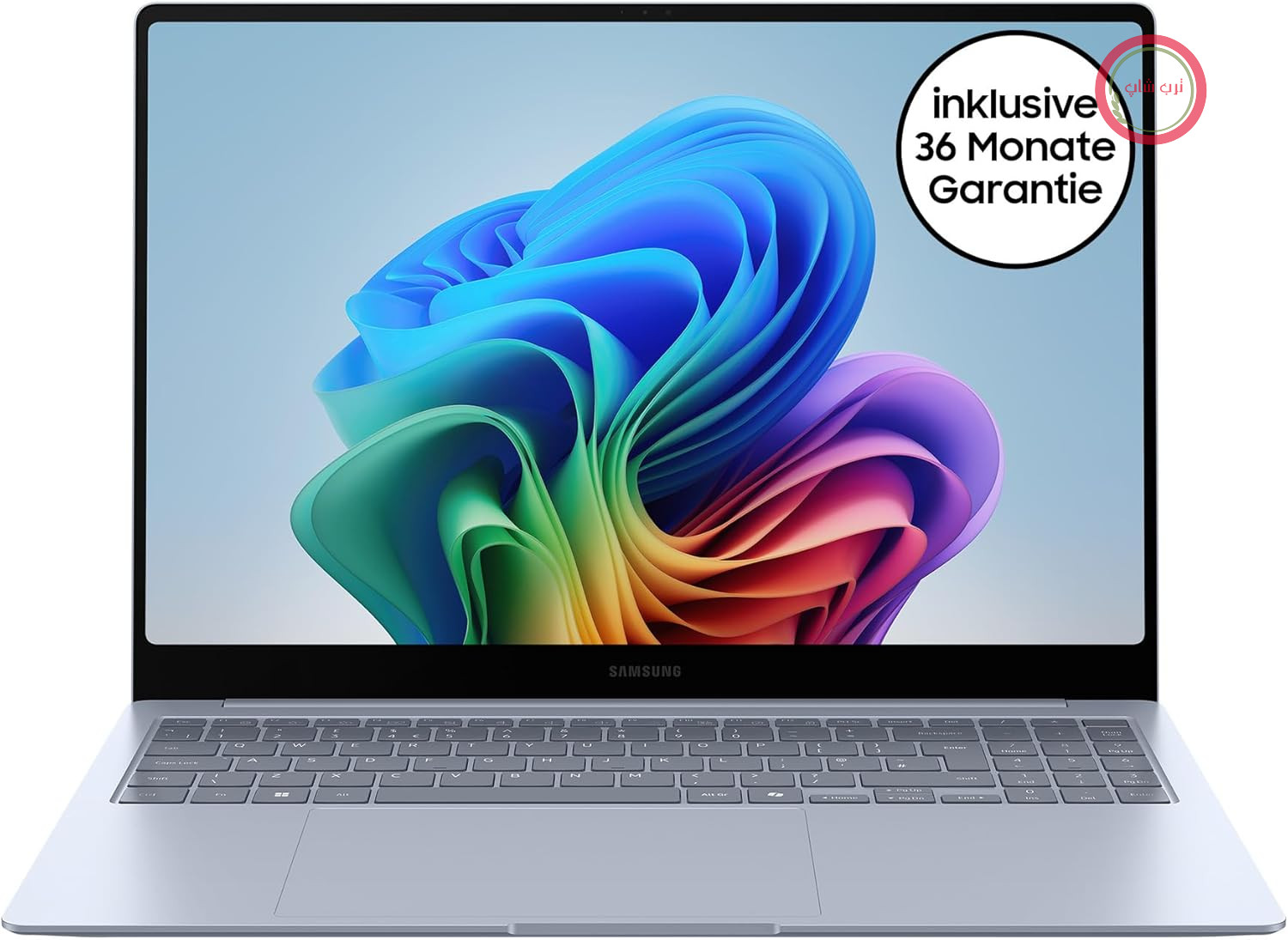 لپ‌تاپ سامسونگ Samsung گلکسی بوک ۴ اج گلکسی AI، نمایشگر ۱۶ اینچی، ۱۶ گیگابایت رم، پردازنده اسنپدراگون ایکس الیت، ۵۱۲ گیگابایت حافظه داخلی، کامپیوتر شخصی Copilot+، رنگ آبی یاقوتی، ۳ سال گارانتی سازنده