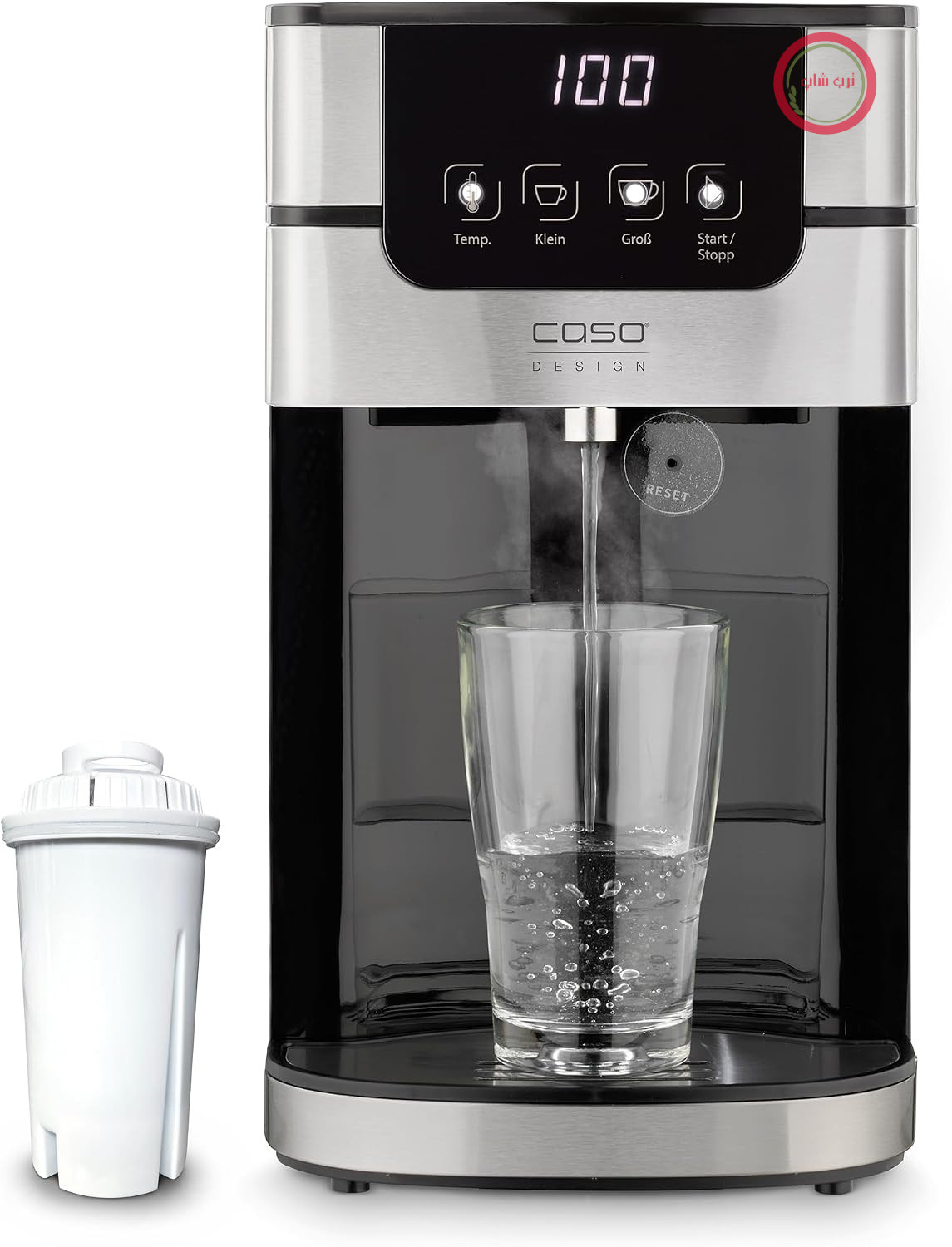 دستگاه آب جوش کن کاسو آلمان CASO PerfectCup 1000 Pro، مخزن 4 لیتری برای مقادیر زیاد